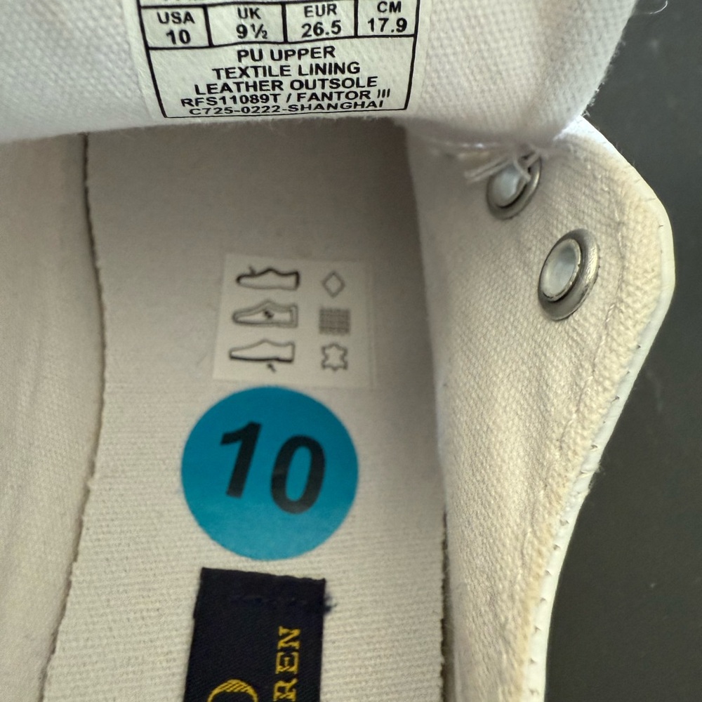 Polo by Ralph Lauren White and Pink Sneakers with Floral Detail - Picture 5 of 5